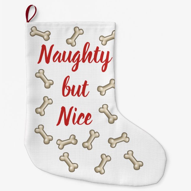 Grande Chaussette De Noël Bas de Noël (Devant)