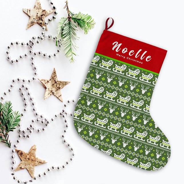 Grande Chaussette De Noël Bas de Noël (Créateur téléchargé)