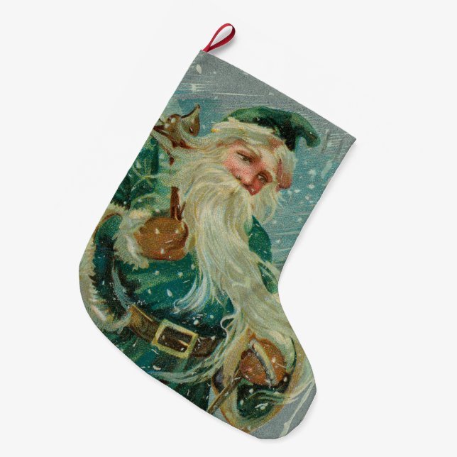 Grande Chaussette De Noël Bas de Noël (Devant (Accrochage))