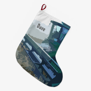 Grande Chaussette De Noël Bas de Noël de cartel