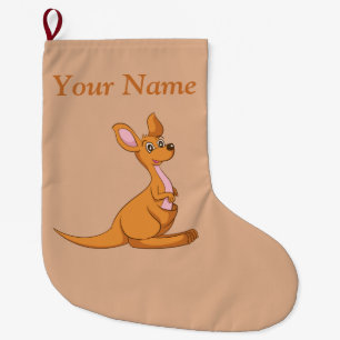Grande Chaussette De Noël Bas de Noël de kangourou