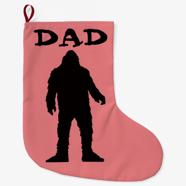 GRANDE CHAUSSETTE DE NOËL BAS DE NOËL DRÔLE POUR PAPA (Devant)