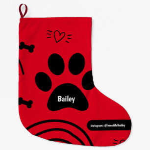 Grande Chaussette De Noël Bas de Noël tendance