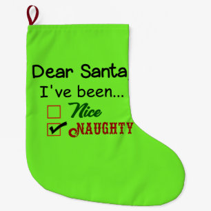Grande Chaussette De Noël Bas drôle de Noël