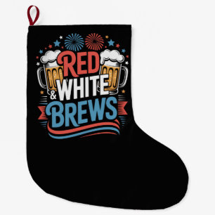 Grande Chaussette De Noël Bière 4 juillet