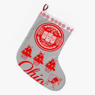 Grande Chaussette De Noël Bière artisanale Noël Ohio - Bières en conserve