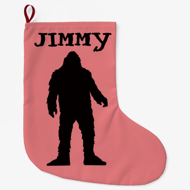 GRANDE CHAUSSETTE DE NOËL BIGFOOT CUSTOM CHRISTMAS STOCKING  (Devant)