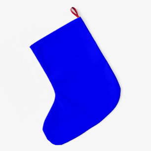 Grande Chaussette De Noël Bleu