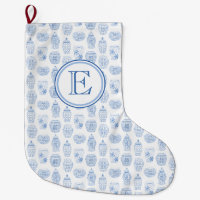 Bleu Monogramme Classique Et Jar De Gingembre Blan