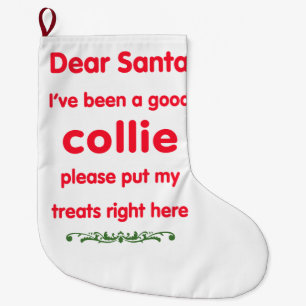 Grande Chaussette De Noël bon colley