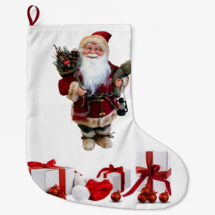 Grande Chaussette De Noël Bougie de Noël, Bougie de Noël