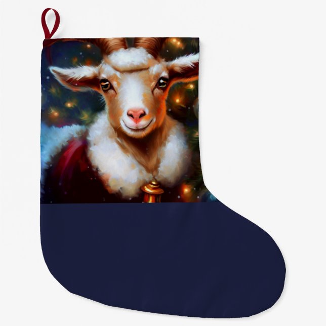 Grande Chaussette De Noël Bouquet de Noël 4 (Devant)