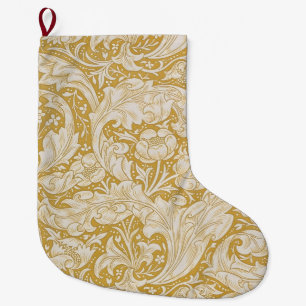 Grande Chaussette De Noël Bouton de célibataire en or de William Morris Flor