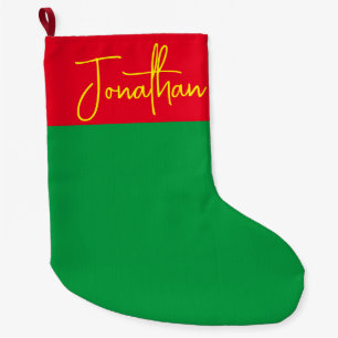 Grande Chaussette De Noël Bouts de Noël personnalisés, en vente sur mesure
