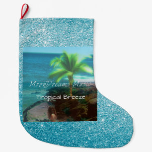 Grande Chaussette De Noël Brise tropicale