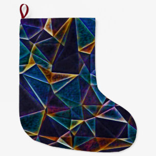 Grande Chaussette De Noël Bulles brisées Petite réserve de Noël