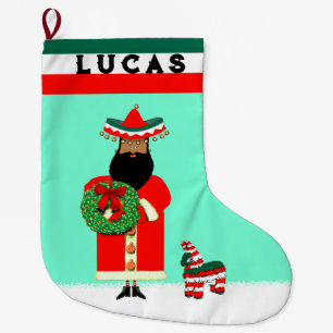 Grande Chaussette De Noël Cadeau de vacances mexicain