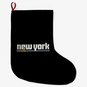 Grande Chaussette De Noël Cadeau féminin New York