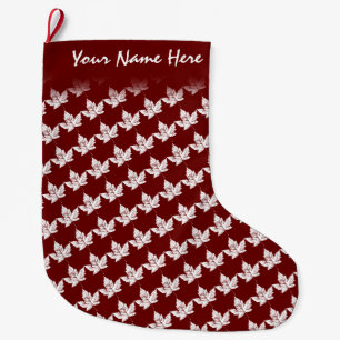 Grande Chaussette De Noël Canada Stocker Canada - Stocking de Noël sur mesur