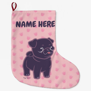 Grande Chaussette De Noël Carlin de Kawaii