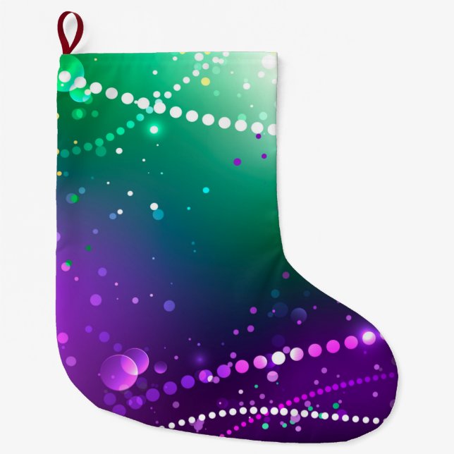 Grande Chaussette De Noël Carthagène Solive Purple (Devant)