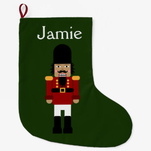 Grande Chaussette De Noël Casse-noix - bas, personnalisable