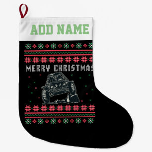 Grande Chaussette De Noël Chandail de Noël moche de l'escalade