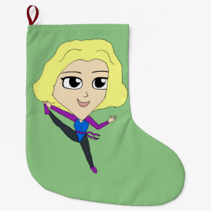 Grande Chaussette De Noël chibi