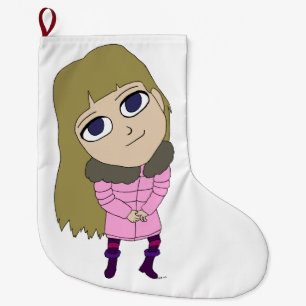 Grande Chaussette De Noël chibi