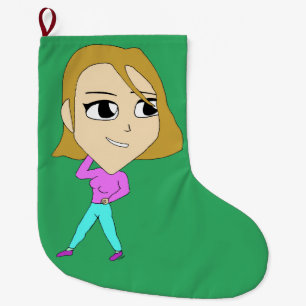 Grande Chaussette De Noël chibi
