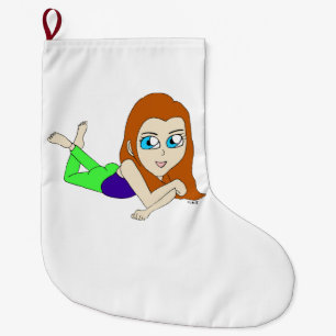 Grande Chaussette De Noël chibi