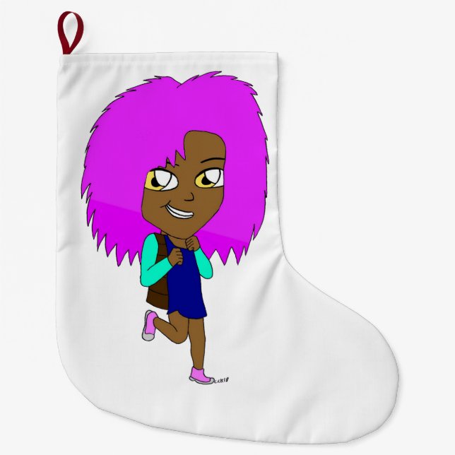Grande Chaussette De Noël chibi (Devant)