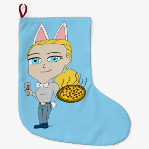Grande Chaussette De Noël chibi