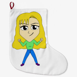 Grande Chaussette De Noël chibi