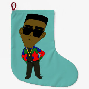 Grande Chaussette De Noël chibi