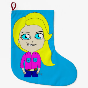 Grande Chaussette De Noël chibi