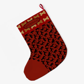 Grande Chaussette De Noël Chiens