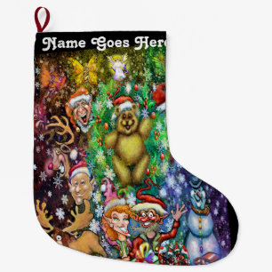 Grande Chaussette De Noël Christmas Bear