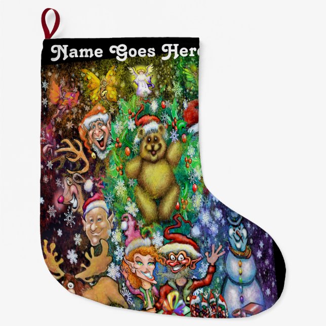 Grande Chaussette De Noël Christmas Bear (Devant)