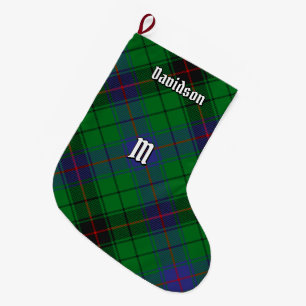 Grande Chaussette De Noël Clan Davidson Tartan