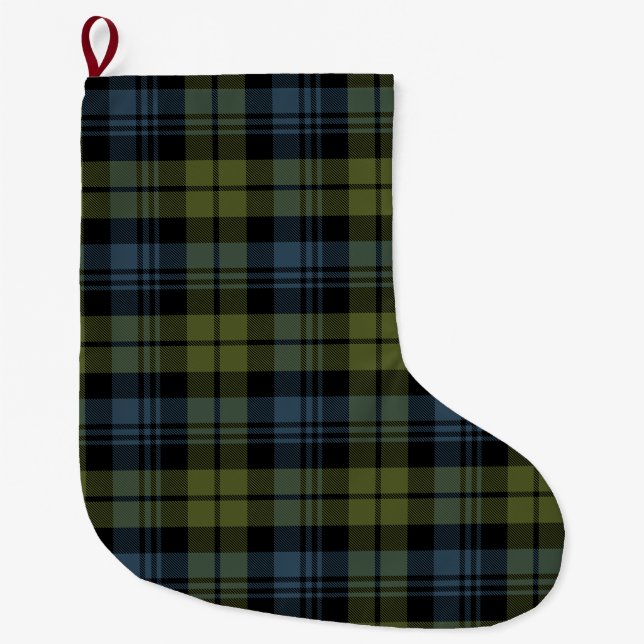 Grande Chaussette De Noël Clan écossais Campbell Tartan Plaid (Devant)