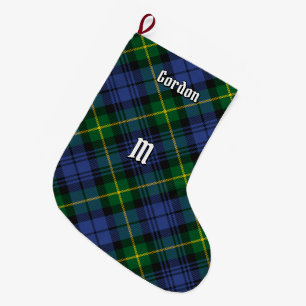 Grande Chaussette De Noël Clan Gordon Tartan Christmas Stocking