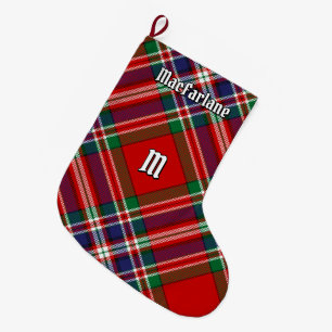 Grande Chaussette De Noël Clan MacFarlane Red Tartan