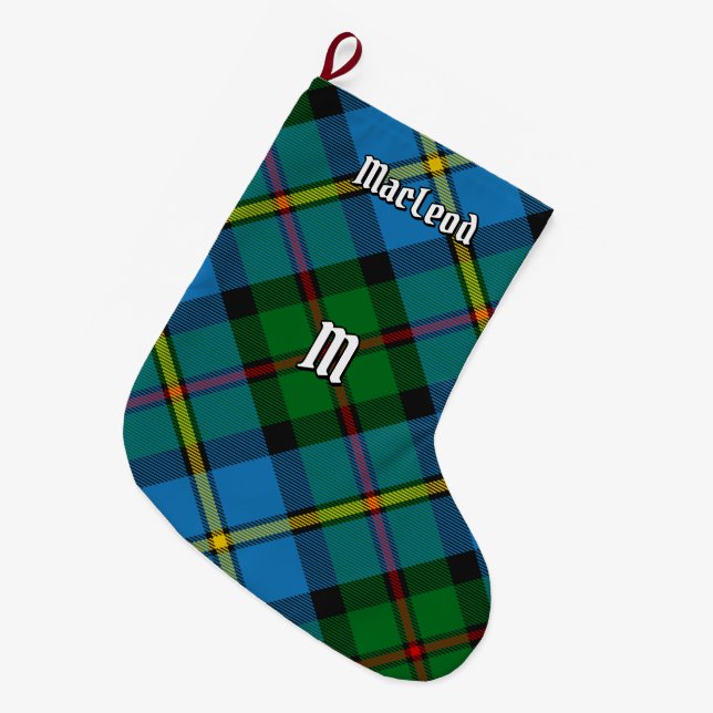 Grande Chaussette De Noël Clan MacLeod (Devant (Accrochage))