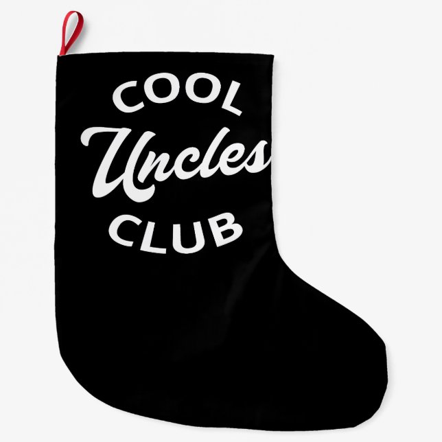 Grande Chaussette De Noël Club des oncles cool I (Devant)