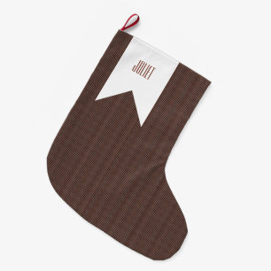 Grande Chaussette De Noël Coigach Tweed Gun Club Check