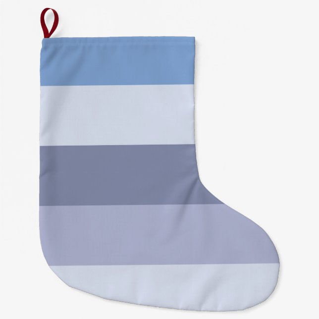 Grande Chaussette De Noël Combinaison de cinq couleurs (Devant)