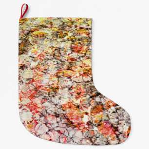 Grande Chaussette De Noël Cool, moderne, coloré abstrait arrière - plan