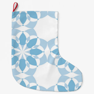 Grande Chaussette De Noël Cool, poule, moderne, fleur unique à la mode abst