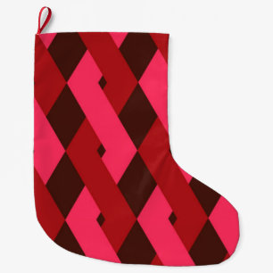 Grande Chaussette De Noël Cool, unique, tendance, formes géométriques urbain
